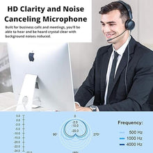 Load image into Gallery viewer, Discover D312U Dual Speaker Headset with USB and 3.5mm Connection- Compatible with Computer Apps Like Microsoft Teams, Zoom, RingCentral, Cisco, Avaya and Cell Phones with a 3.5mm Port