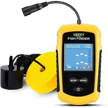 Load image into Gallery viewer, LUCKY Kayak Portable Fish Depth Finder Water Handheld Fish Finder Sonar Castable Kayak Boat Fishfinder Transducer Fishing LCD Display FFC1108