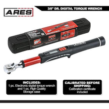 Load image into Gallery viewer, ARES 43000-3/8-Inch Drive Electronic Digital Torque Wrench - 7.4-99.6 ft/lbs (10-135Nm) - Reversible Sealed Head - Multi-Alert System Prevents Over-Torquing