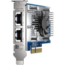 Load image into Gallery viewer, QNAP QXG-10G2T-X710 Two Port 10GbE Network Card with SR-IOV and iSCSI, Block-Based and Supports Multiple Virtual Disk Modes