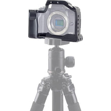 Load image into Gallery viewer, Cage for Canon EOS M5 M50 M50 Mark II Camera with Quick Release 1/4" 3/8" Screw and Cold Shoe Expansion Microphone Monitor Fill Light