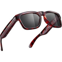Load image into Gallery viewer, OhO Smart Glasses,Polarized Sunglasses with Bluetooth Speaker,Athletic/Outdoor UV Protection and Voice Control,Unisex(Grey Lens)