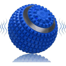 Load image into Gallery viewer, Vibrating Massage Ball 4-Speed High-Intensity Fitness Yoga Massage Roller, Relieving Muscle Tension Pain & Pressure Massaging Balls (Blue)