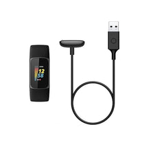 Load image into Gallery viewer, Fitbit Luxe & Charge 5 and Retail Charging Cable, Official Product, Black, Smartphone