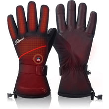 Load image into Gallery viewer, Telguua Heated Gloves for Women Men,Upgraded Battery 5500mAh Electric Heated Ski Gloves Rechargeable for Women Waterproof Touchscreen Heated Work Glove for Raynaud's&Arthritis