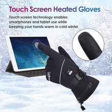Load image into Gallery viewer, Telguua Heated Gloves for Women Men,Upgraded Battery 5500mAh Electric Heated Ski Gloves Rechargeable for Women Waterproof Touchscreen Heated Work Glove for Raynaud's&Arthritis