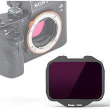 Load image into Gallery viewer, Kase Clip-in ND64 ND1.8 6 Stops Filter,Built-in Camera ND Filter Optical Glass for Sony Alpha Camera A7/A7 II/A7 III/A7R/A7R II/A7R III/A7R IV/A7S/A7S II/A7S III/A9/A9 II/FX3
