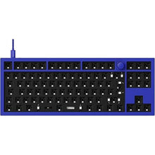 Load image into Gallery viewer, Keychron Q3 Barebone Kit ISO EU Knob Version, QMK/VIA Wired Custom Mechanical Keyboard, Full Aluminum Hot-swappable Tenkeyless Layout Double-Gasket DIY, Programmable Macro for Mac Windows Linux - Blue
