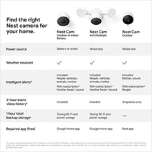 Load image into Gallery viewer, Google Nest Cam Outdoor or Indoor, Battery - 2nd Generation - 1 Pack