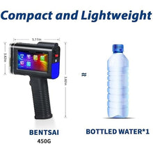 Load image into Gallery viewer, BENTSAI BT-HH6105B2 Handheld Inkjet Printer with 1/2 Inch Print Height Portable Handheld Printer for EXP Date, Batch Number, QR Code, Barcode, Logo on Carton Wood Fabric Plastic Metal