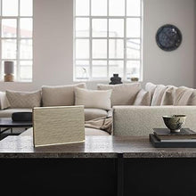 Load image into Gallery viewer, Bang & Olufsen Beosound Level Portable Wi-Fi Multiroom Speaker, Gold Tone/Light Oak