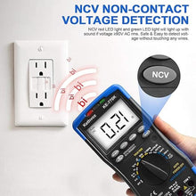 Load image into Gallery viewer, Automotive Multimeter, Digital Voltmeter Ammeter Multi Meter Test AC DC Voltage Amp Ohm Measure Dwell Angle Pulse Width Tach RPM, Temperature Duty Cycle Continuity Tester 770K