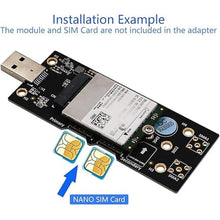 Load image into Gallery viewer, NGFF(M.2) to USB 3.0 Adapter with Dual Nano SIM Card Slot for 3G/4G/5G Module