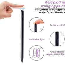 Load image into Gallery viewer, iPad Air Pencil 2024 - Stylus Pen for iPad Air M2 11" 13", iPad 10th 9th Generation, iPad Air 5th 4th Generation - Magnetic and Palm Rejection iPad Air Pen Fast Charging, Black
