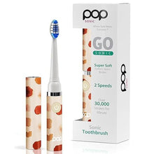 Load image into Gallery viewer, Pop Sonic Electric Toothbrush (Giraffe) - Travel Toothbrushes w/AAA Battery | Kids Electric Toothbrushes with 2 Speed & 15,000-30,000 Strokes/Minute, Dupont Nylon Bristles
