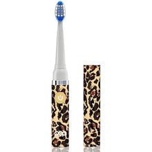 Load image into Gallery viewer, Pop Sonic Electric Toothbrush (Leopard) - Travel Toothbrushes w/AAA Battery | Kids Electric Toothbrushes with 2 Speed & 15,000-30,000 Strokes/Minute, Dupont Nylon Bristles