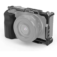 Load image into Gallery viewer, SMALLRIG ZV-E10 Cage with Silicone Handle and Built-in Threaded Holes, Cold Shoe and Quick Release Plate for Sony ZV-E10