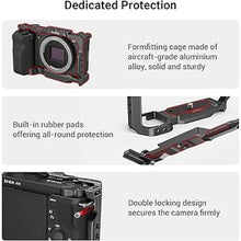 Load image into Gallery viewer, SMALLRIG ZV-E10 Cage with Silicone Handle and Built-in Threaded Holes, Cold Shoe and Quick Release Plate for Sony ZV-E10
