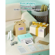 Load image into Gallery viewer, Phomemo M04S Portable Thermal Printer Bluetooth Label Printer, Sticker Note Printer, Support 2/3/4 inch Printing Width, 300 dpi,Compatible with Phones, Computer, Suitable for Labels, Notes, documents