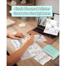 Load image into Gallery viewer, Phomemo M04S Portable Thermal Printer Bluetooth Label Printer, Sticker Note Printer, Support 2/3/4 inch Printing Width, 300 dpi,Compatible with Phones, Computer, Suitable for Labels, Notes, documents