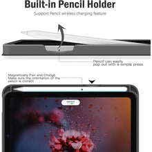 Load image into Gallery viewer, Antbox Case for iPad Mini 7 A17 Pro Case, iPad Mini 7th/6th Generation Case (2024/2021) with Pencil Holder Vegan Leather Smart Cover with Auto Sleep/Wake Stand Function