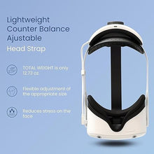 Load image into Gallery viewer, Elite Strap with Battery for Oculus Quest 2, 8000mAh Extend 7hrs Playtime,Fast Charging VR Power,Counter Balance&Adjustable Head Strap for Enhanced Support and Comfort in VR