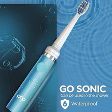 Load image into Gallery viewer, Pop Sonic Electric Toothbrush (Blue Pastel) - Travel Toothbrushes w/AAA Battery | Kids Electric Toothbrushes with 2 Speed & 15,000-30,000 Strokes/Minute, Dupont Nylon Bristles