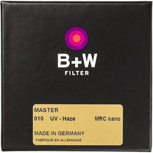 Load image into Gallery viewer, B+W 67mm MASTER UV Haze MRC Nano 010M Glass Filter