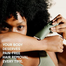 Load image into Gallery viewer, Meridian - The Starter Package - Original Electric Body & Pubic Hair Trimmer Set, 1 Replacement Blade - Cordless, Waterproof, Rechargeable - for Men and Women - Easy & Pain-Free Grooming Kit - Sage