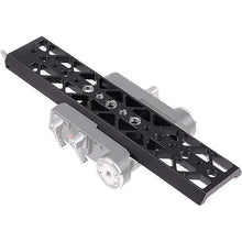 Load image into Gallery viewer, 10" Standard Lightweight Dovetail Plate with 1/4"-20 & 3/8"-16 Mounting Screw for DSLR Camera Cage Kit Tripod Camera Accessories