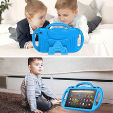 Load image into Gallery viewer, AVAWO Kids Case for Fire HD 10 & Fire HD 10 Plus Latest Model Tablet (13th/11th Generation 2023/2021 Release), with Shoulder Strap, Lightweight Shockproof Handle, Blue