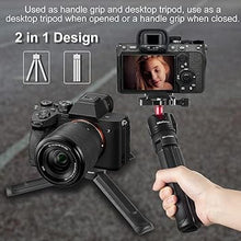 Load image into Gallery viewer, MINIFOCUS Camera Tripod, Desktop Tabletop Stand Compact Tripod with 1/4" Screw, Phone Tripod Stand for Gimbal Stabilizer Webcam Phone Holder Selfie Stick and All DSLR Cameras