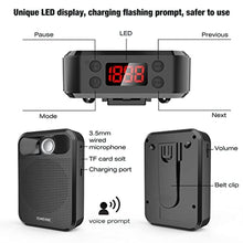 Load image into Gallery viewer, Portable Voice Amplifier, Towevine Rechargeable Microphone for Teachers, Speaker with Headset and Waistband for Classroom, Singing, Coach, Training, Presentation, Tour Guide