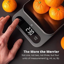 Load image into Gallery viewer, Greater Goods High Capacity Kitchen Scale, A Premium Food Scale, Weighs in Grams and Ounces with 22 Pound Capacity, Hi-Def LCD Screen, and Stainless Steel Platform