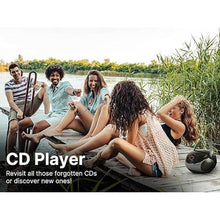 Load image into Gallery viewer, Emerson EPB-3000 Portable CD Player with AM/FM Radio, Programmable Memory, Dual Stereo Speakers, 3.5mm AUX Input, and Two-Way Power for Home or On-The-Go Entertainment – Ideal for Music Lovers