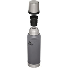Load image into Gallery viewer, Stanley Classic Legendary Vacuum Bottle 1.0 qt | Wide Mouth with Leakproof Cup Lid | Keep Drinks Hot or Cold | Packable for Travel | Insulated Stainless Steel Thermos | BPA-Free | Charcoal