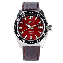Load image into Gallery viewer, Heimdallr Watch Men’s Automatic Mechanical with Leather Strap C3 Luminous Diver Wrist Watches