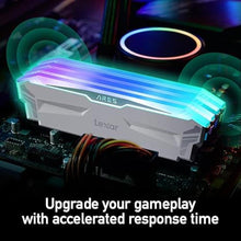Load image into Gallery viewer, Lexar 16GB (2x8GB) ARES RGB DDR4 RAM 4000MT/s CL18 1.4V Desktop Memory, White (LD4EU008G-R4000GDWA)