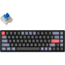 Load image into Gallery viewer, Keychron K6 Pro QMK/Launcher Wireless Mechanical Keyboard Custom Programmable Macro Hot-Swappable Keychron K Pro Blue Switch 65% Layout Aluminum Frame RGB Backlit Office Keyboard for Mac Windows Linux