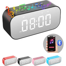 Load image into Gallery viewer, AFK Alarm Clock for Bedroom/Office,Digital Clock with Bluetooth Speaker,Small Alarm Clock for Heavy Sleepers Adults,Teens,Kids.