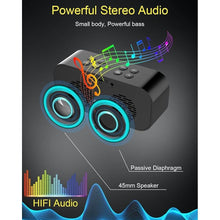 Load image into Gallery viewer, AFK Alarm Clock for Bedroom/Office,Digital Clock with Bluetooth Speaker,Small Alarm Clock for Heavy Sleepers Adults,Teens,Kids.