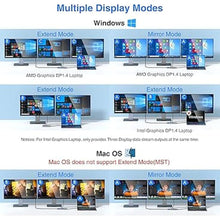 Load image into Gallery viewer, USB C Docking Station Dual Monitor for Dell/HP/Lenovo/Surface Laptop, 14 in 1 Triple Display Hub Multiple Adapter, Dongle with 2 HDMI 4K+VGA+5 Port+100W PD Charger+Ethernet+SD/TF+Audio