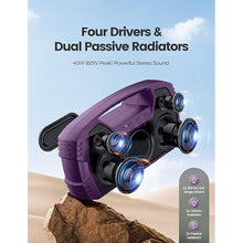 Load image into Gallery viewer, Houl Zallee IPX7 Waterproof Bluetooth Speaker, 40W Portable Wireless Speakers, 32H Playtime, Stereo Loud Sound, Deep Bass, with Handle, Bluetooth 5.0, Built-in Mic, for Party/Pool/Camping/Gifts