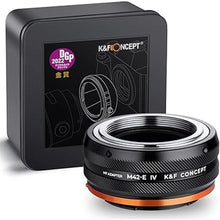 Load image into Gallery viewer, K&F Concept Lens Mount Adapter M42-NEX IV Manual Focus Compatible with M42 Lens and Sony E Mount Camera Body