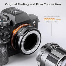 Load image into Gallery viewer, K&F Concept Lens Mount Adapter M42-NEX IV Manual Focus Compatible with M42 Lens and Sony E Mount Camera Body