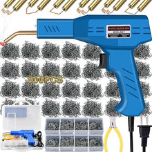 Load image into Gallery viewer, Plastic Welder, 800PCS Staples, Plastic Welding Kit, Must Have for DIYers, Instant On/Off, Plastic Welder Kit, Bumper Repair Kit Plastic Repair Kit, Portable Toolbox (Blue)