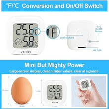 Load image into Gallery viewer, Vaikby Indoor Thermometer 4Pack, Humidity Gauge Meter Digital Hygrometer Room Thermometer for Home, Hight Accurate Temperature and Humidity Monitor, Large LCD Display Fahrenheit or Celsius