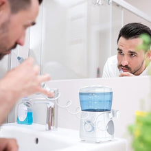 Load image into Gallery viewer, FC166 Water Flosser for Teeth/Braces, 600 ml Large Capacity, 10 Adjustable Pressures,8 Home Nozzles Professional Oral Irrigator for Teeth Clean(White)