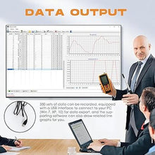 Load image into Gallery viewer, Bonvoisin Hotwire Anemometer Handheld CFM/CMM Air Flow Velocity Meter Wind Speed Gauges with Backlight LCD Display for HVAC in-Duct Airflow Air Velocity Temperature(Thermal Anemometer)