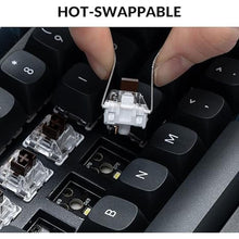 Load image into Gallery viewer, Keychron K10 Pro Wireless Custom Mechanical Keyboard, QMK/VIA Programmable Bluetooth/Wired White Backlight, Hot-swappable Keychron K Pro Brown Switch - For Mac Windows Linux